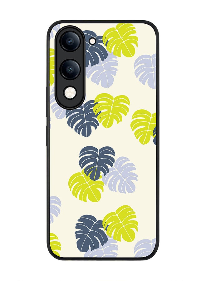 For vivo Y04 / Y29t 5G Case,Slim fit Camera Protection, Shockproof Thin Phone cover  - Island Leaves